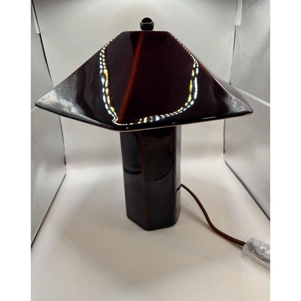 Target Ceramic Table Lamp Threshold Designed w/Studio McGee Maroon Bulb Included
